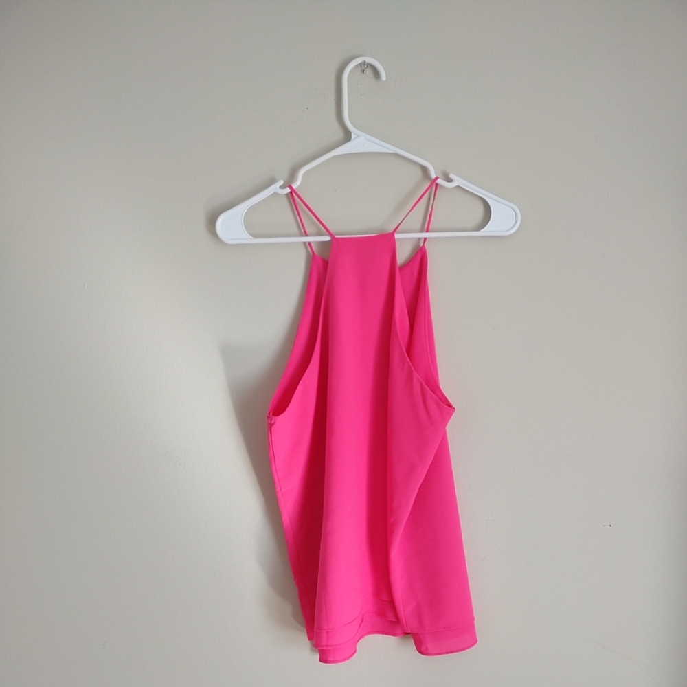 Paper Crane Hot Pink Sleeveless Top - Picture 4 of 6